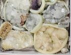Mixed Indian Mineral & Crystal Flat - Pieces #138527-1